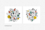 Scandinavian flowers, a Decorative Illustration by adehoidar (Thumbnail 4 of 5)