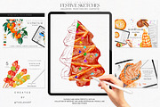 Festive Sketches & Color Palettes, a Palette Add-On by Liquid Amethyst Art (Thumbnail 7 of 11)