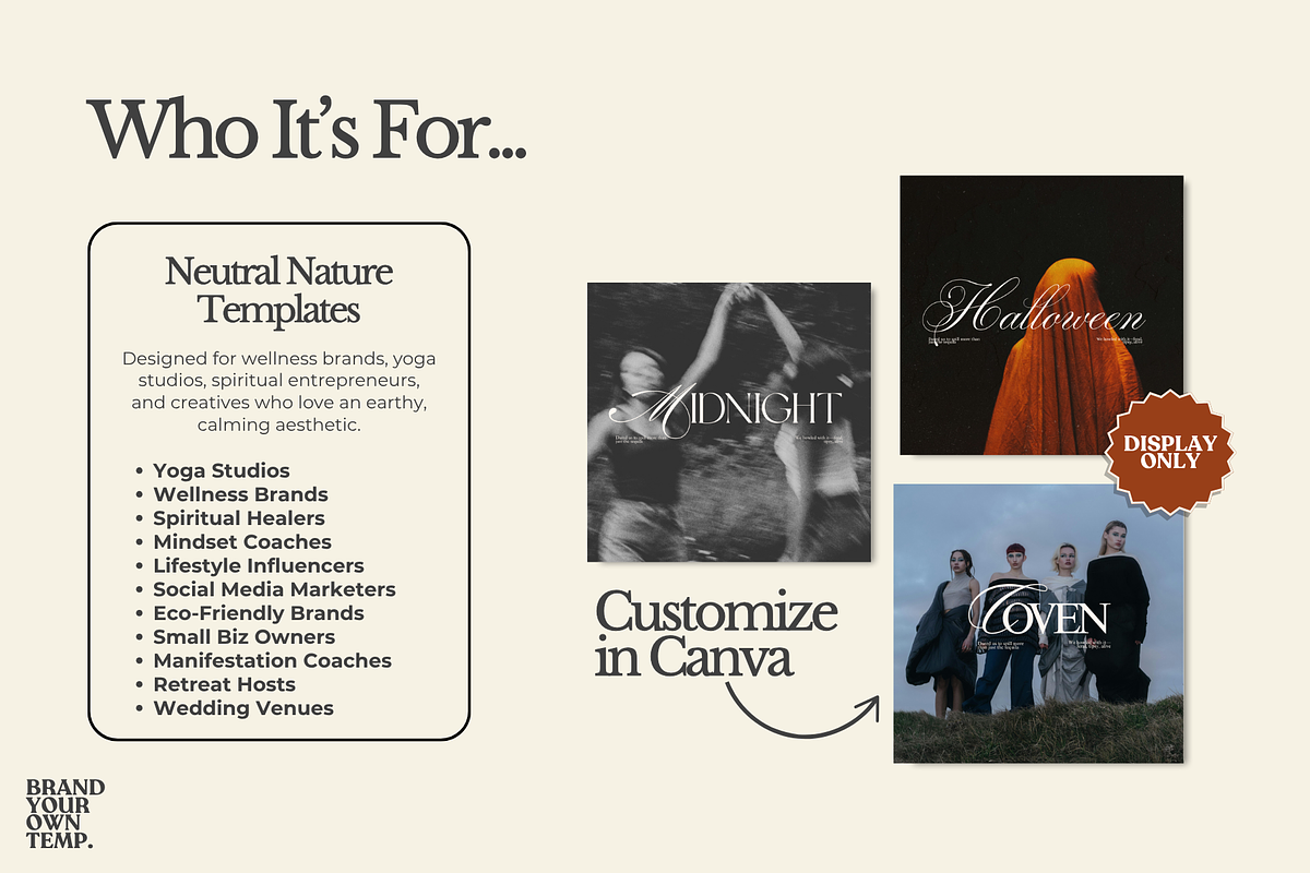 Witch Magic Canva Template, a Templates & Theme by BYOTstudios (Photo 11 of 12)