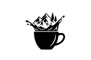 Mountain Coffee Cup Design Bundle, an Illustration by yasushie (Thumbnail 21 of 31)