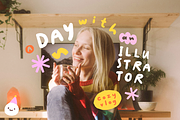 Muddle - handwritten font, a Handwritten Font by kondratya (Thumbnail 5 of 7)