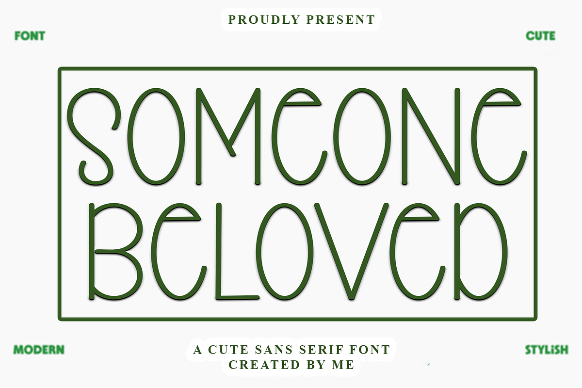 Someone Beloved, a Sans Serif Font by InermediaSTUDIO (Photo 1 of 7)