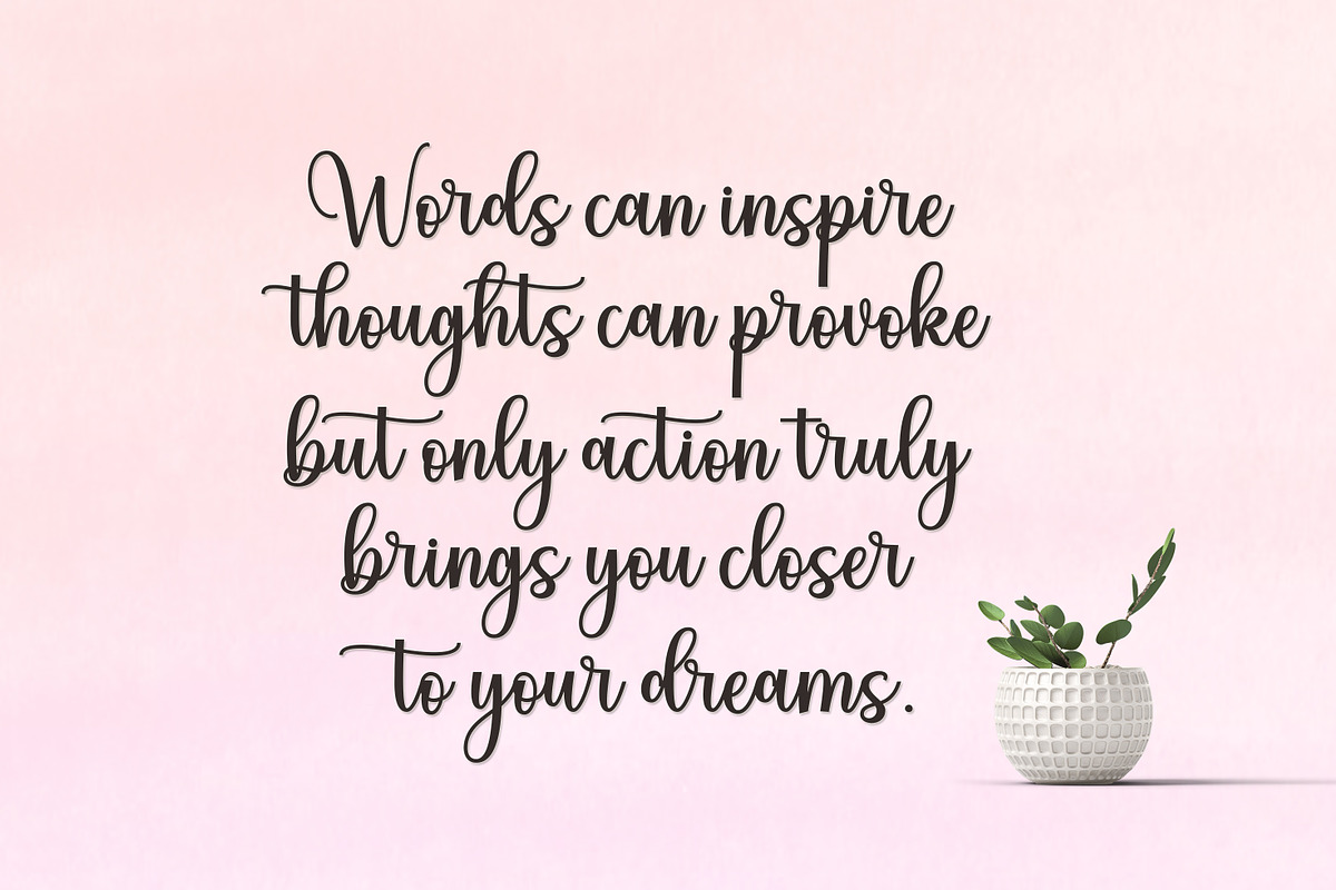 Glowing Shine, a Script Font by Nurul_kamal (Photo 5 of 9)