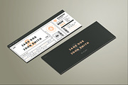 Boarding Pass Wedding Invitation, an Invitation Template by Vynetta (Thumbnail 3 of 4)