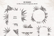 VINTAGE MARIJUANA / CANNABIS SVG, an Icon by Elena_Sedova (Thumbnail 5 of 8)