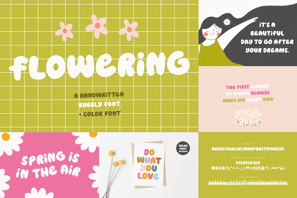 Cute Font BUNDLE, a Script Font by JuliaVolkova (Photo 4 of 13)