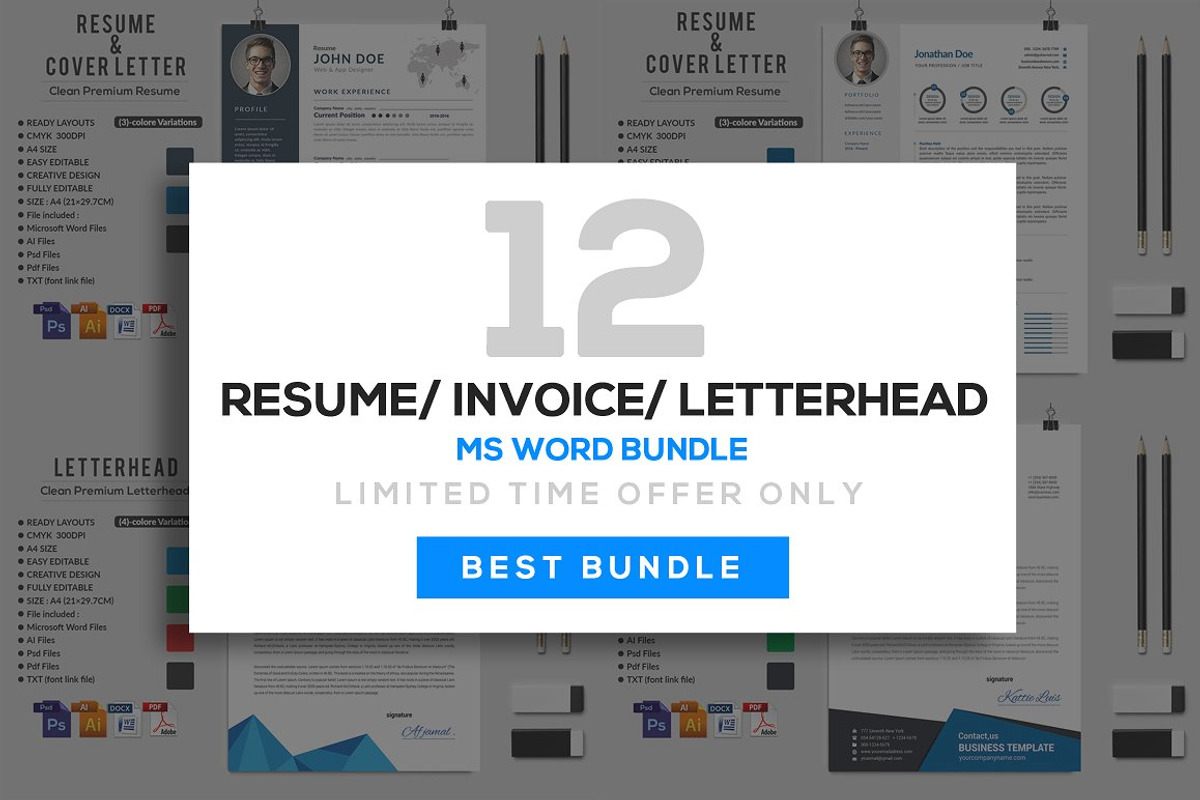 350+ Print Templates Bundle, a Flyer Template by graphicforest (Photo 24 of 44)