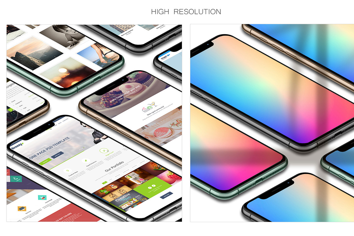ALL 3D iPHONE MOCK-UP BUNDLE VOL-I2, an iPhone Mockup by Graphicsworld125 (Photo 8 of 20)