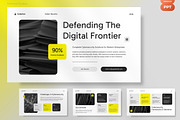 Cybersecurity Company Pitch Deck, a Presentation Template by FIBRINOSÄ (Thumbnail 2 of 7)
