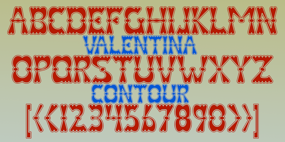 Valenteena, a Font by Ingrimayne Type (Photo 3 of 6)