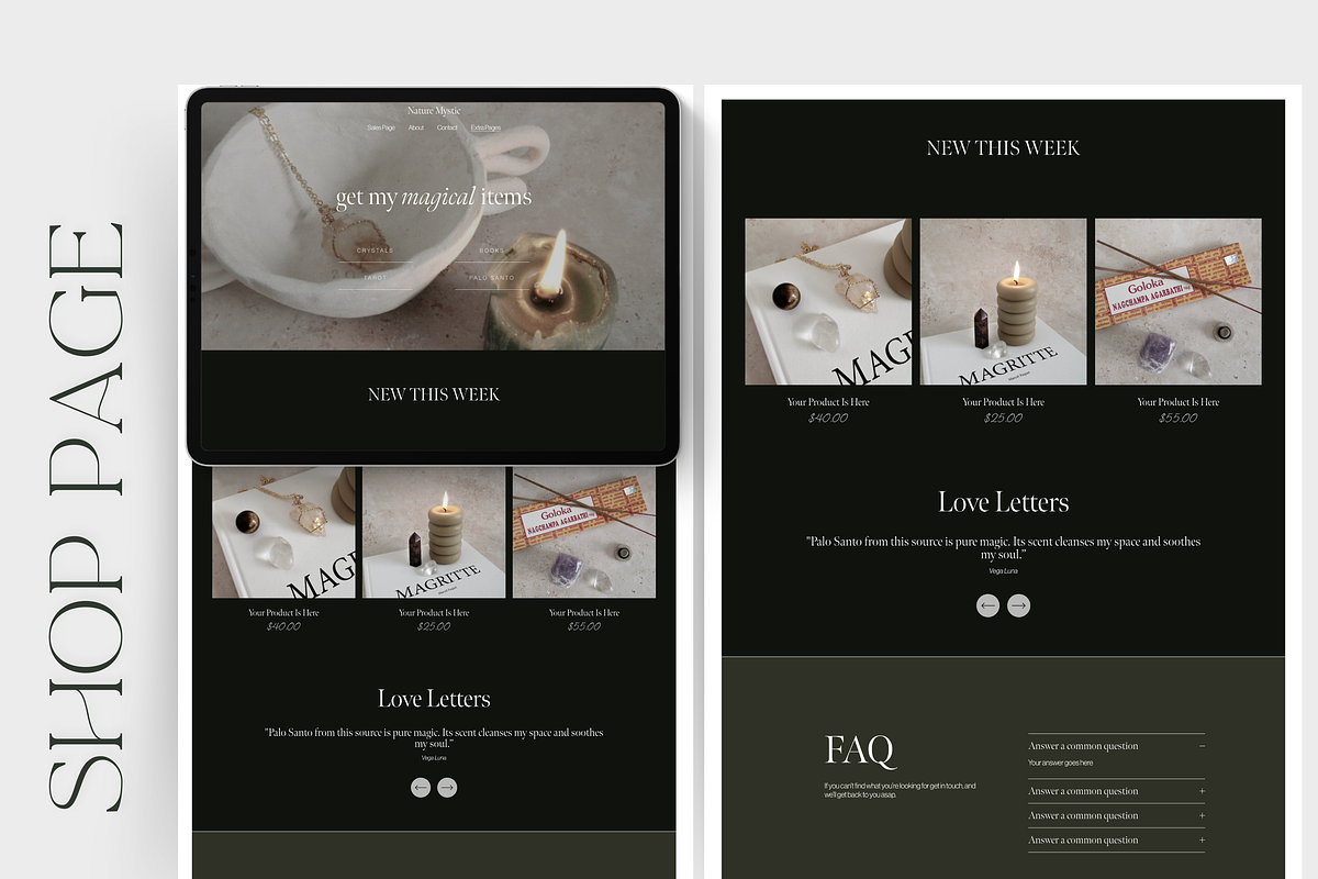 Astrology Website Mystic Template, a Squarespace Template by Story Native (Photo 7 of 10)