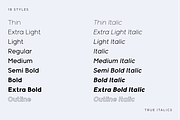 Meticula - Sans-serif Typeface, a Sans Serif Font by KushJain (Thumbnail 6 of 6)