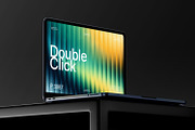 MacBook Neo Mockup Set | Dark Studio, a Mac Mockup by RamStudio2 (Thumbnail 4 of 6)