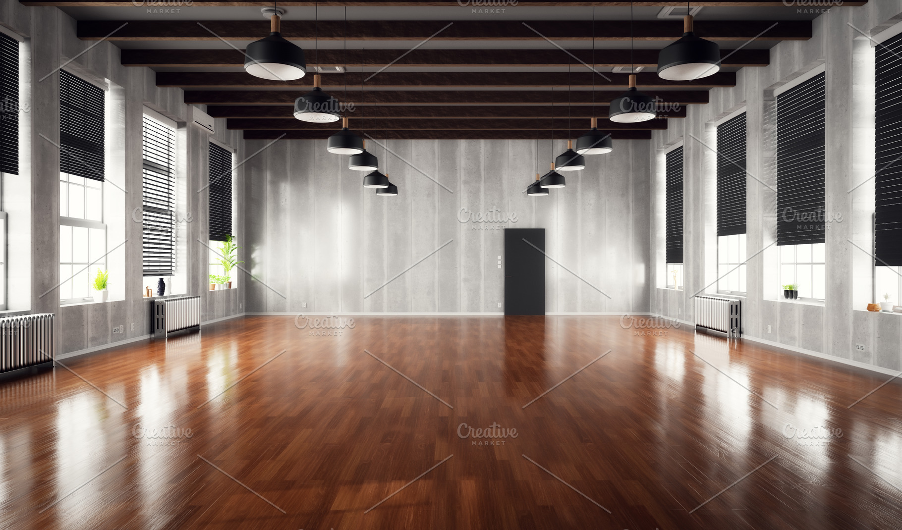 Empty loft interior containing loft, interior, and empty, an Architecture Photo by Photocreo Michal Bednarek