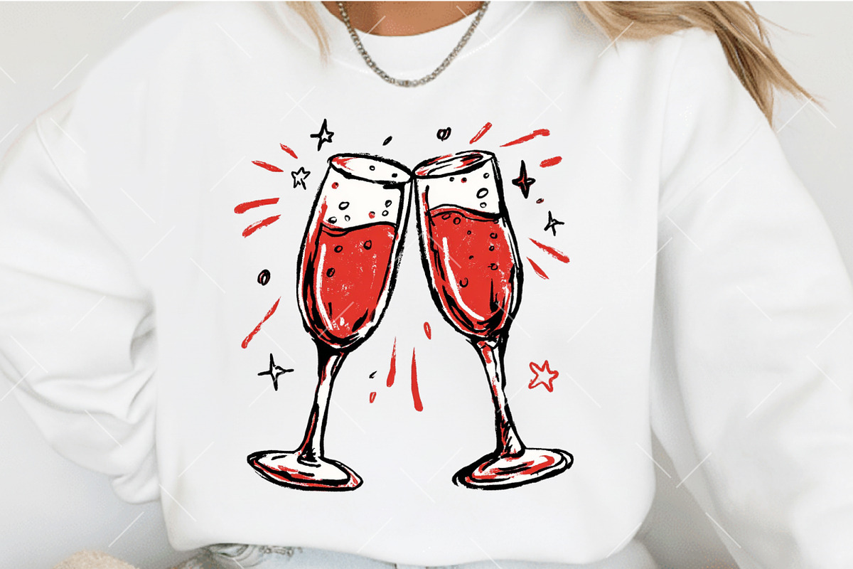 Hand Drawn New Year Clipart, an Illustration by OK Design (Photo 5 of 6)
