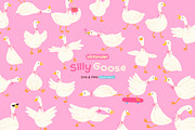 Silly Goose Character Illustrations, an Animal Illustration by Victoruler (Thumbnail 1 of 5)