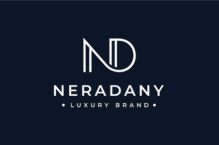 Letter ND DN Logo, a Branding & Logo Template by BlackSweet_Studio