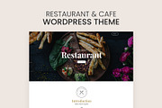 Restaurant & Café WordPress Theme, a WordPress Template by Pixflow (Thumbnail 1 of 11)