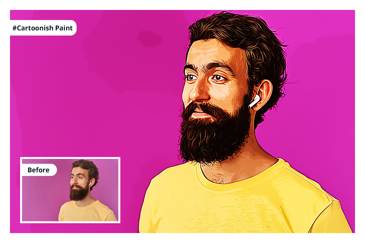 Paint Collection Photoshop Actions, an Action Add-On by Effect-Hub (Photo 11 of 11)