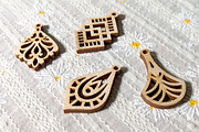Laser Cut Earrings Jewelry Stand, an Object Graphic by VectorPainter (Thumbnail 8 of 14)