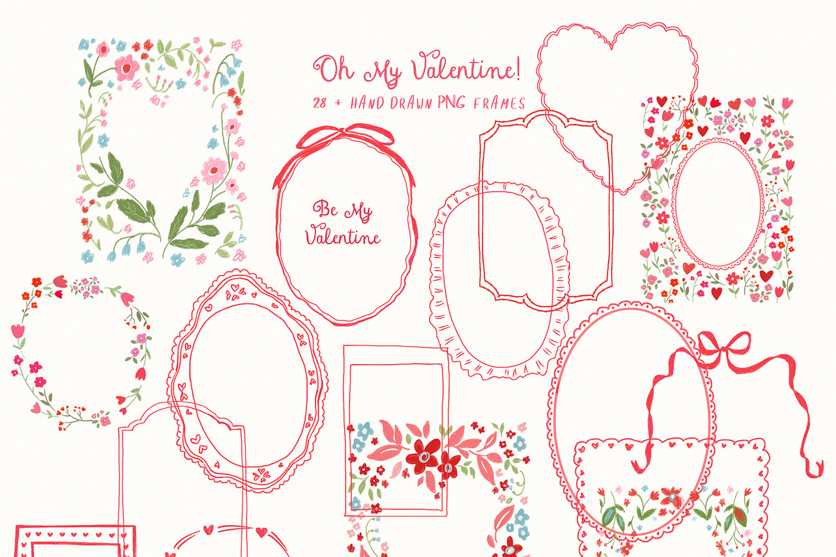 Cottagecore PNG Frames, Illustration, a Decorative Illustration by whiteheartdesign (Photo 33 of 57)