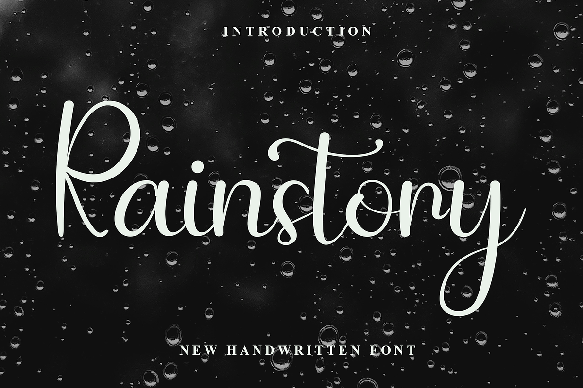 Rainstory, a Handwritten Font by FreshTypeINK (Photo 1 of 8)