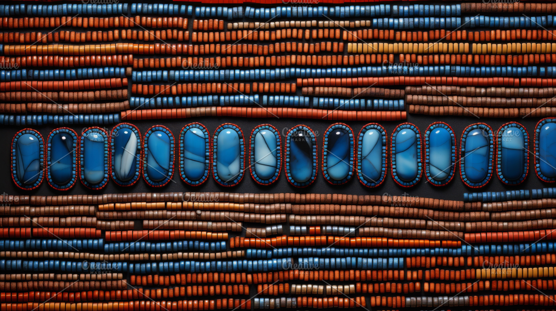 Abstract pattern with dynamic blue a, a Photo by Dvoevnore photos