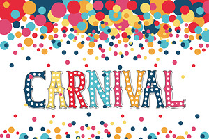 Carnival Poster Design Template, a Poster Template by Svetlana Kurako