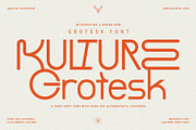 KULTURE GROTESK - Modern Sans Serif, a Sans Serif Font by SilverStag Type Foundry (Thumbnail 1 of 27)