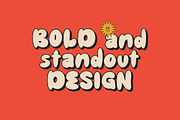 GF Magic - Retro Groovy Font, a Sans Serif Font by GroovyFontCo (Thumbnail 7 of 9)