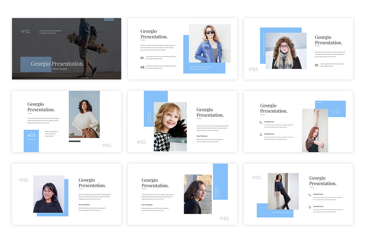 Georgio - Powerpoint Template, a Presentation Template by kylyman