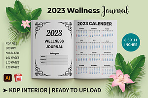 Editable Wellness Journal 2023