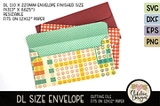 Slimline DL Envelope SVG Cut File, an Invitation Template by Clikchic Designs (Thumbnail 2 of 4)