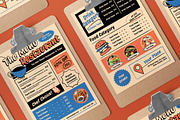 Cream Retro Vintage Food Menu, a Flyer Template by graphicook (Thumbnail 4 of 4)