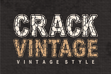 Crack Vintage- Distressed Retro Font
