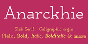 Anarckhie, a Handwritten Font by Ingrimayne Type (Thumbnail 1 of 6)