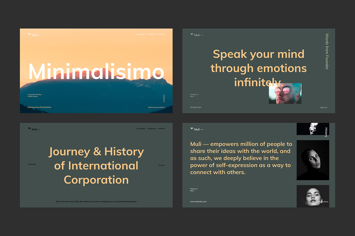 Muli - Minimalist Presentation, a Presentation Template by Biro AMDS (Photo 9 of 15)
