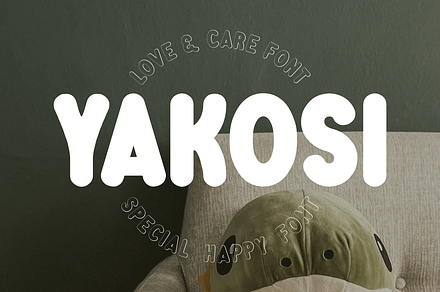 Yakosi 3 Style Childs Edition Font, a Slab Serif Font by Monoletter Studio