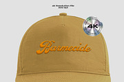 Snapback caps mockup, a Hat Mockup by Barmecide Mockup Studio (Thumbnail 2 of 3)
