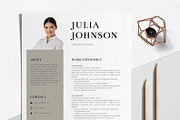 Simple Canva Resume Template, a Resume Template by LucaTheme (Thumbnail 1 of 9)
