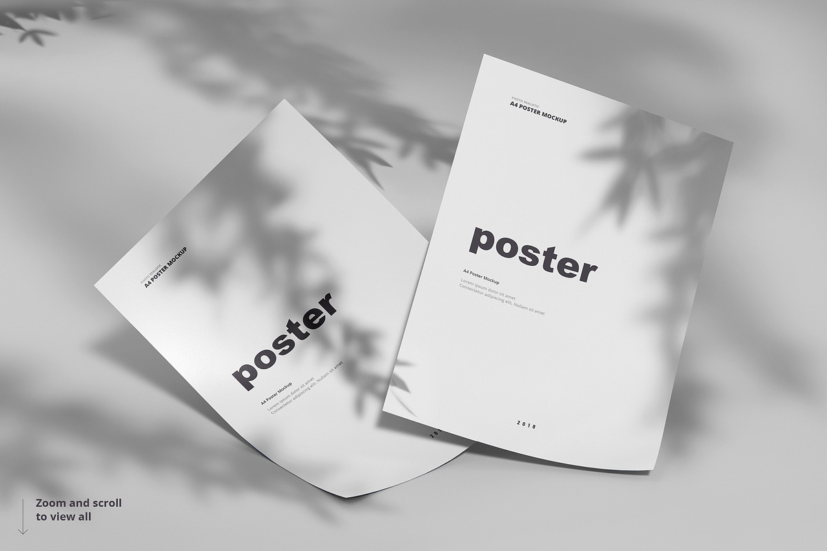 Poster / Flyer Mockups, a Books & Magazine Mockup by WebAndCat (Photo 18 of 21)