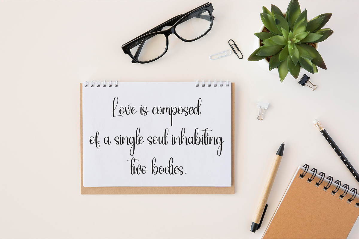Rainbow | Script Font, a Handwritten Font by Scratchones (Photo 5 of 8)