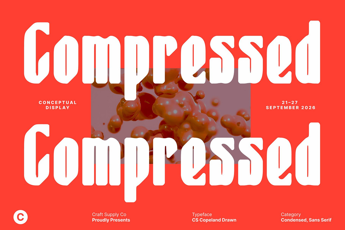 CS Copeland Drawn, a Sans Serif Font by Craft Supply Co. (Photo 7 of 8)