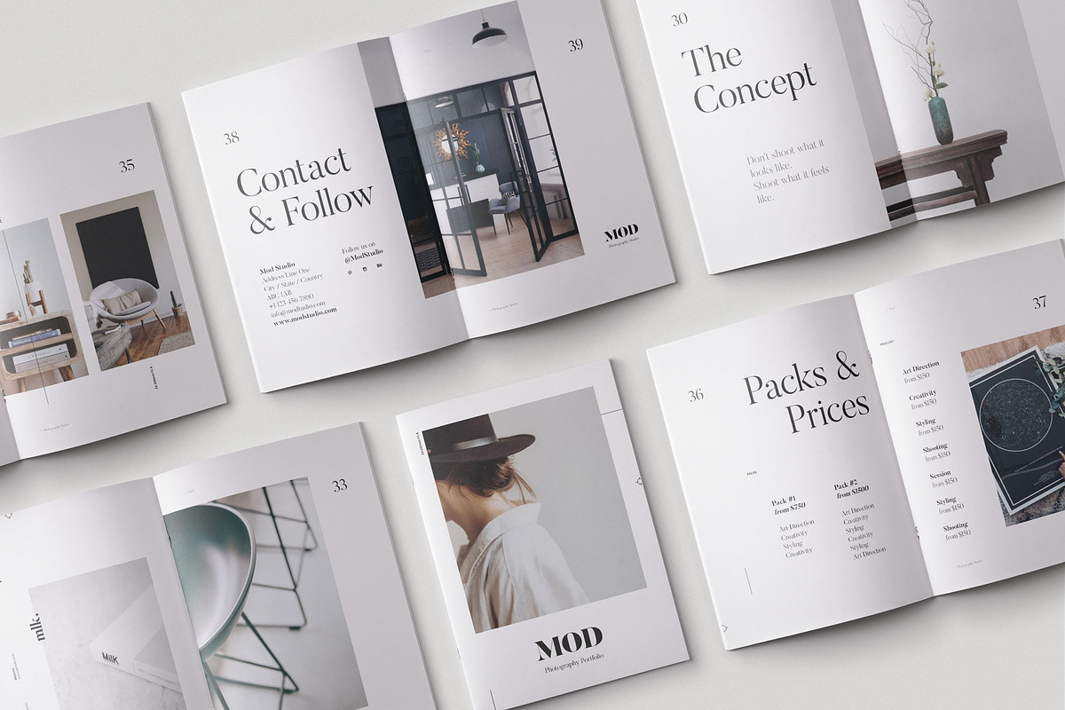 Mod Portfolio, a Brochure Template by Moscovita Studio (Photo 14 of 18)