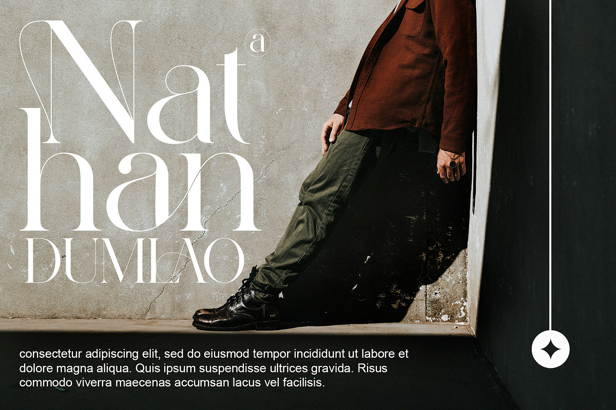 Magillo Elegant Ligature Serif, a Serif Font by Alfinart (Photo 5 of 10)