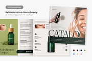 Refillable Beauty Square Catalog, a Brochure Template by productype1 (Thumbnail 1 of 6)