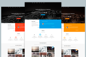 Agency Template Web PSD