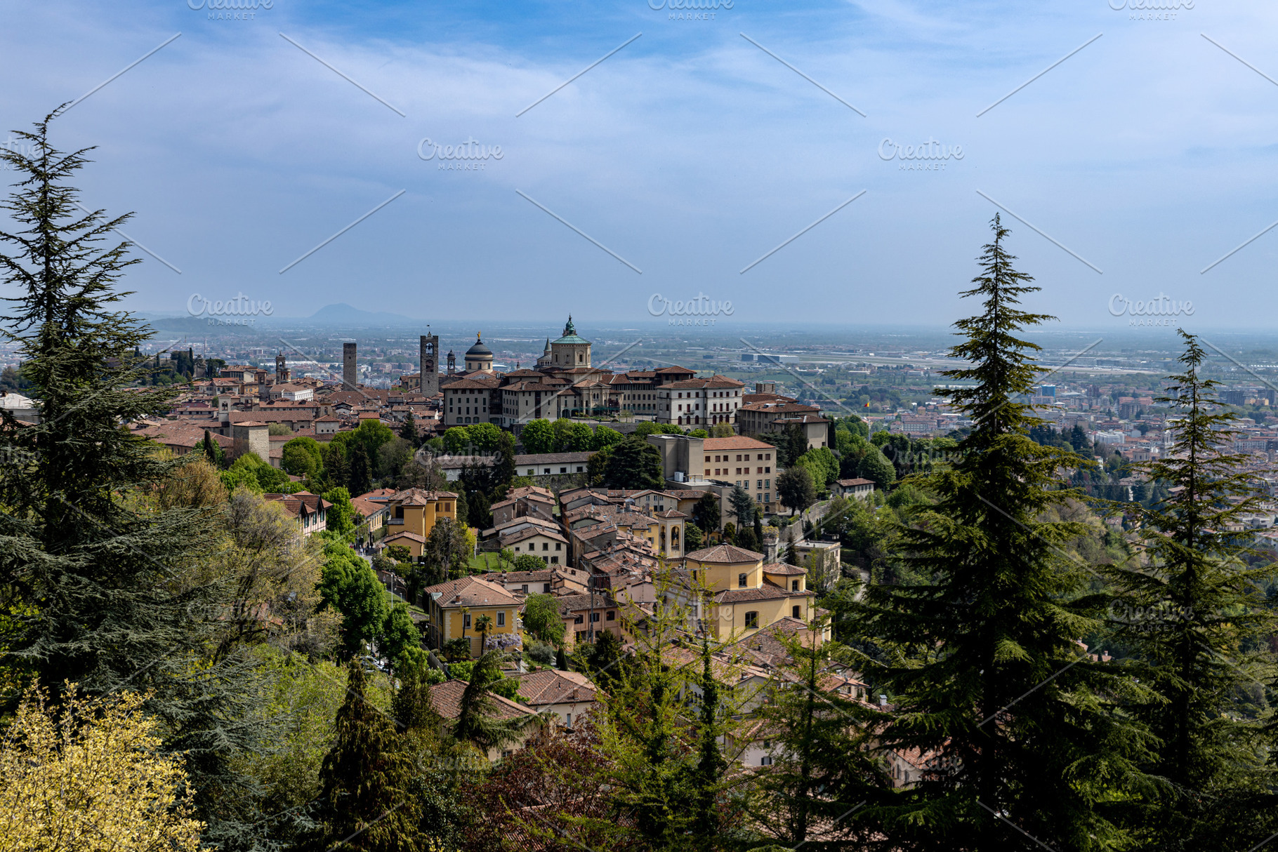 Bergamo is an ancient northern Itali, a Holiday Photo by Photo Kaminski