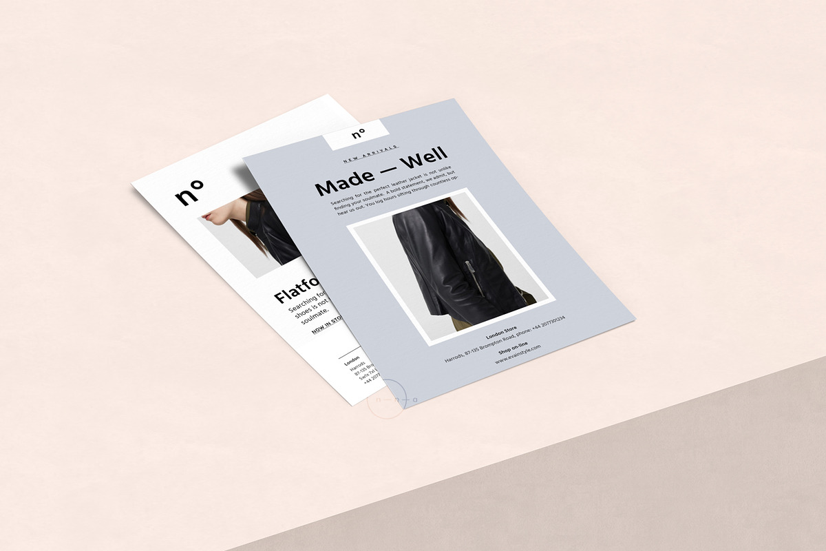 Set of Promo Cards • Éva, a Flyer Template by Nonola (Photo 4 of 9)