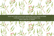 Watercolour Eucalytpus Branches, a Decorative Illustration by Fern & Quill (Thumbnail 3 of 5)